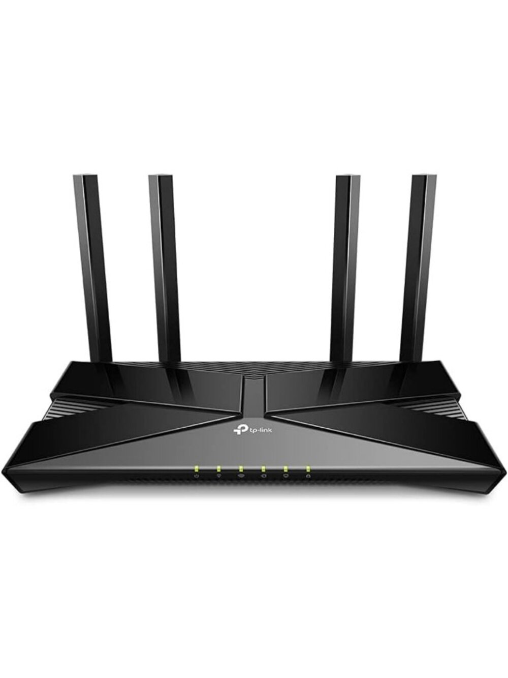 Smart WiFi 6 Dual Band Router with 4 Gigabit LAN Ports for Fast Internet